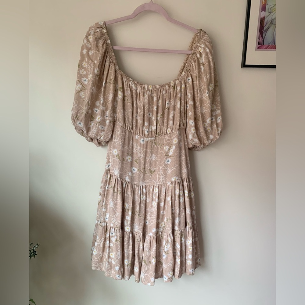By Together Floral Puffed Sleeve Dress - Picture 5 of 10